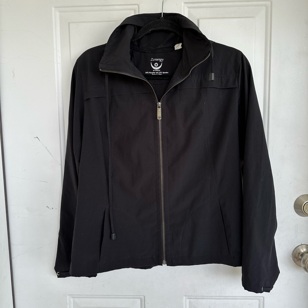 Zenergy by Chicos Zipfront Activewear Jacket Size 0